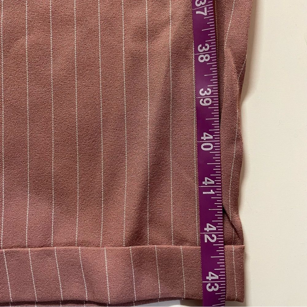 Charlotte Russe+ Pink Striped Cuffed Hem Trousers NWT Size 3X - Picture 6 of 15